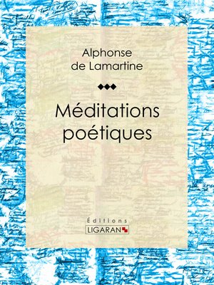 cover image of Méditations poétiques